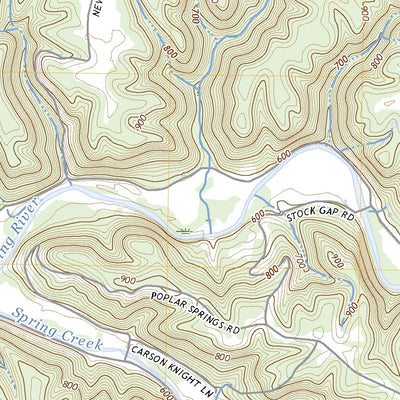 United States Geological Survey Dodson Branch, TN (2022, 24000-Scale) digital map