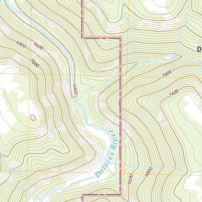 United States Geological Survey Doe Canyon, CO (2022, 24000-Scale) digital map