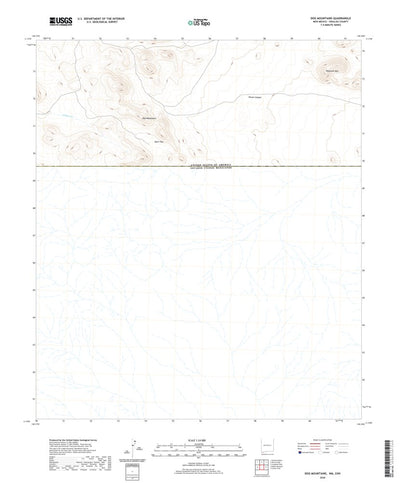 United States Geological Survey Dog Mountains, NM (2020, 24000-Scale) digital map