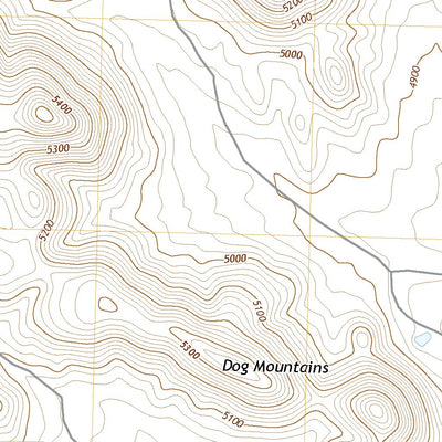 United States Geological Survey Dog Mountains, NM (2020, 24000-Scale) digital map