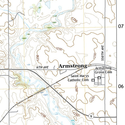 United States Geological Survey Dolliver, IA (2022, 24000-Scale) digital map