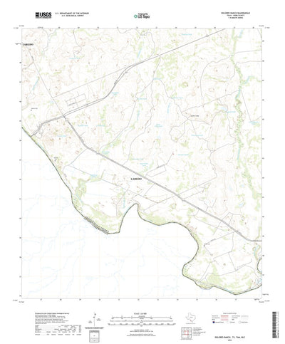 United States Geological Survey Dolores Ranch, TX (2022, 24000-Scale) digital map