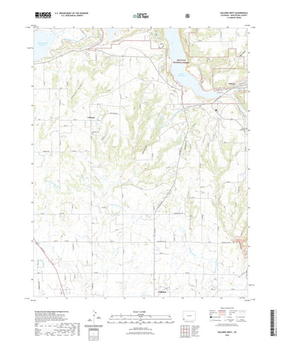 United States Geological Survey Dolores West, CO (2022, 24000-Scale) digital map