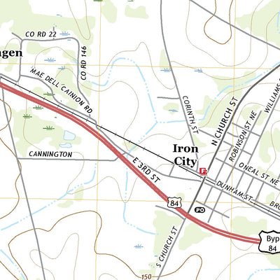 United States Geological Survey Donalsonville East, GA (2020, 24000-Scale) digital map