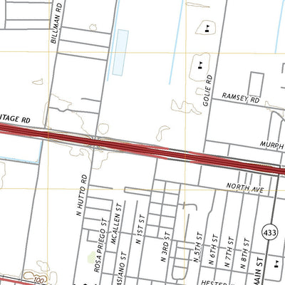 United States Geological Survey Donna, TX (2022, 24000-Scale) digital map