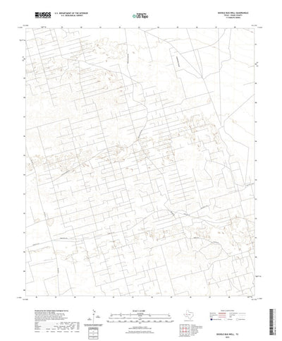 United States Geological Survey Doodle Bug Well, TX (2022, 24000-Scale) digital map