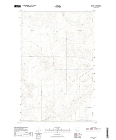 United States Geological Survey Dooley SE, MT (2020, 24000-Scale) digital map