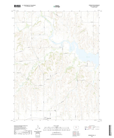 United States Geological Survey Dorrance NW, KS (2022, 24000-Scale) digital map