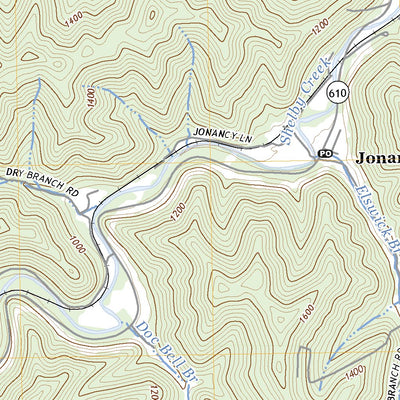 United States Geological Survey Dorton, KY (2022, 24000-Scale) digital map