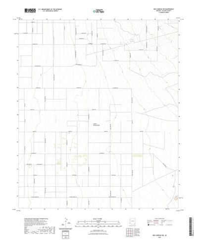 United States Geological Survey Dos Cabezas SW, AZ (2021, 24000-Scale) digital map
