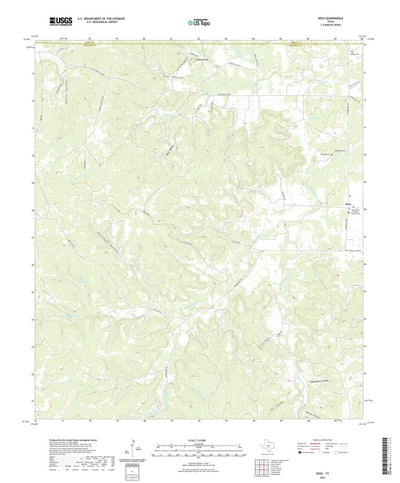 United States Geological Survey Doss, TX (2022, 24000-Scale) digital map