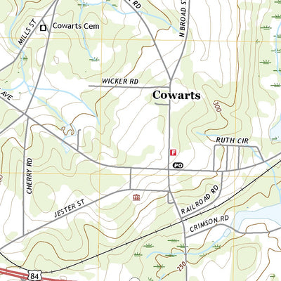 United States Geological Survey Dothan East, AL (2020, 24000-Scale) digital map