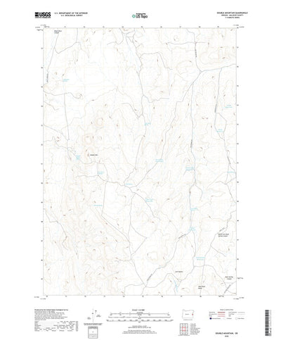 United States Geological Survey Double Mountain, OR (2020, 24000-Scale) digital map