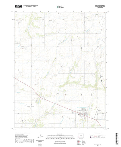 United States Geological Survey Dove Creek, CO (2022, 24000-Scale) digital map