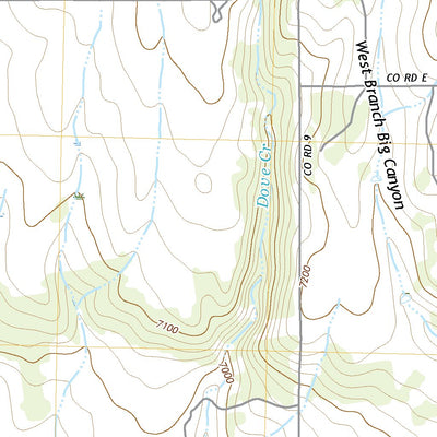 United States Geological Survey Dove Creek, CO (2022, 24000-Scale) digital map