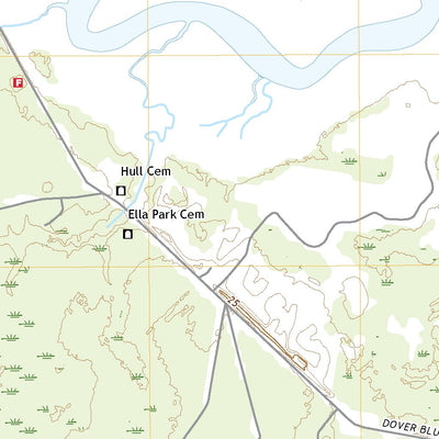 United States Geological Survey Dover Bluff, GA (2020, 24000-Scale) digital map