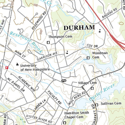 United States Geological Survey Dover West, NH (2021, 24000-Scale) digital map