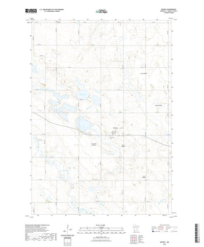 United States Geological Survey Dovray, MN (2022, 24000-Scale) digital map