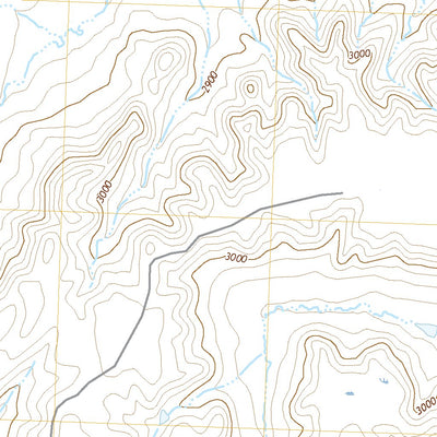 United States Geological Survey Down Reservoir NE, MT (2020, 24000-Scale) digital map