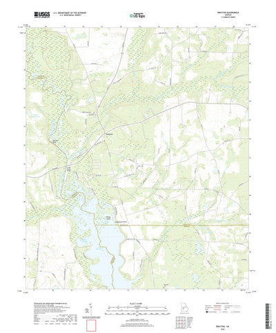 United States Geological Survey Drayton, GA (2020, 24000-Scale) digital map
