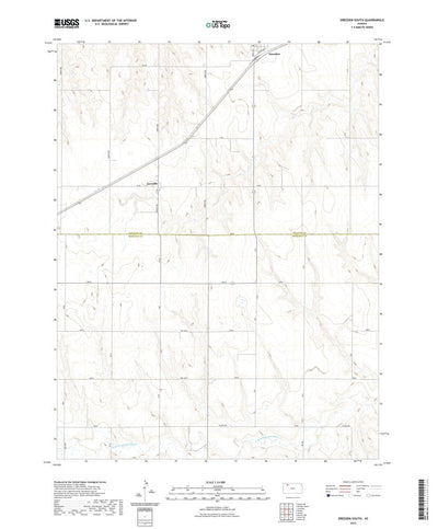 United States Geological Survey Dresden South, KS (2022, 24000-Scale) digital map