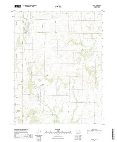 United States Geological Survey Drexel, MO (2021, 24000-Scale) digital map