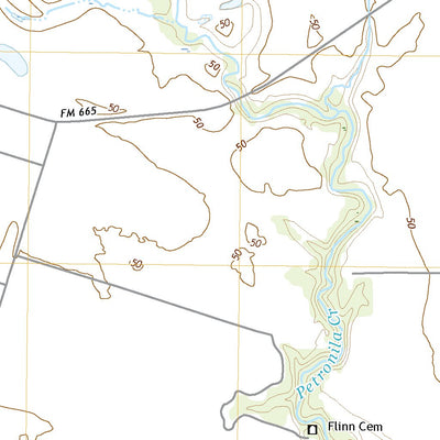 United States Geological Survey Driscoll East, TX (2022, 24000-Scale) digital map