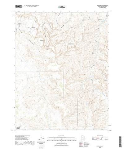 United States Geological Survey Druid Arch, UT (2020, 24000-Scale) digital map