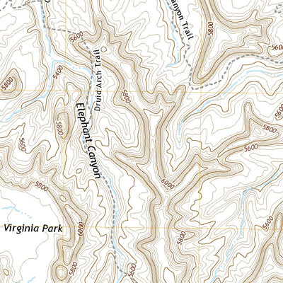 United States Geological Survey Druid Arch, UT (2020, 24000-Scale) digital map