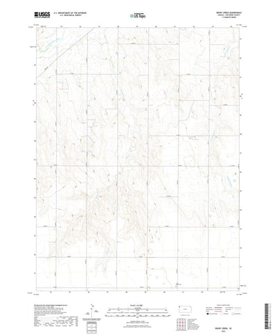 United States Geological Survey Drury Creek, KS (2022, 24000-Scale) digital map
