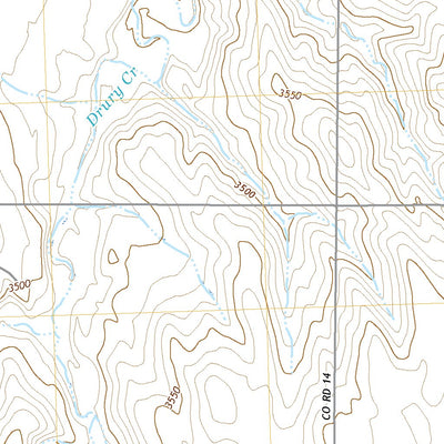 United States Geological Survey Drury Creek, KS (2022, 24000-Scale) digital map