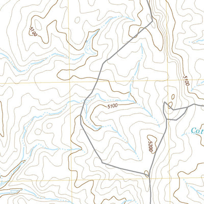 United States Geological Survey Dry Creek Reservoir, WY (2021, 24000-Scale) digital map