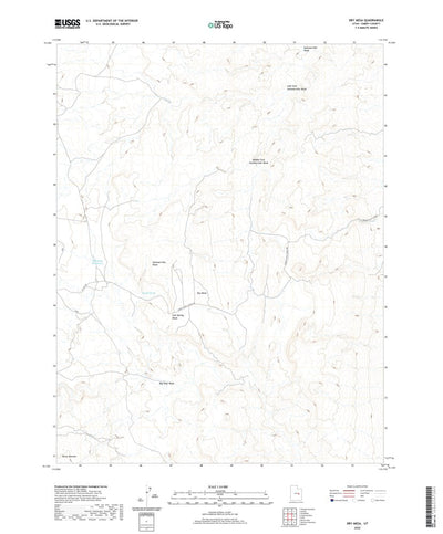 United States Geological Survey Dry Mesa, UT (2020, 24000-Scale) digital map
