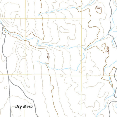 United States Geological Survey Dry Mesa, UT (2020, 24000-Scale) digital map