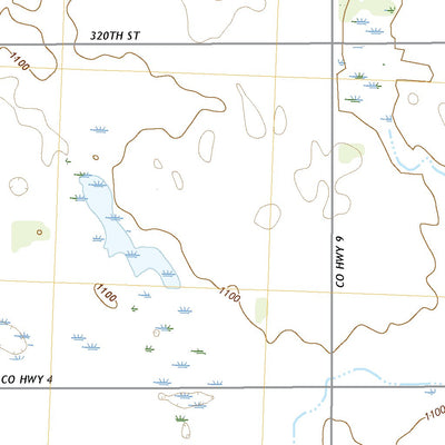 United States Geological Survey Dry Wood Lake, MN (2022, 24000-Scale) digital map