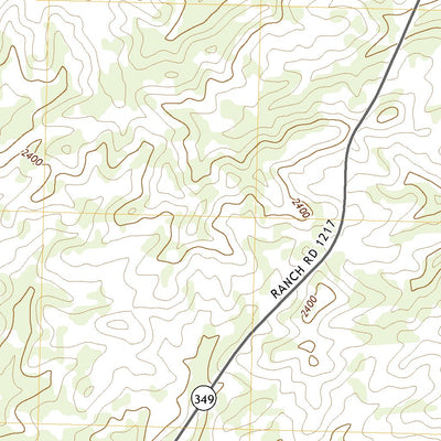 United States Geological Survey Dryden NE, TX (2022, 24000-Scale) digital map
