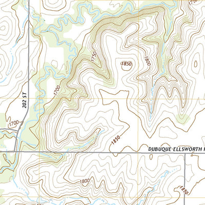 United States Geological Survey Dubuque, KS (2022, 24000-Scale) digital map