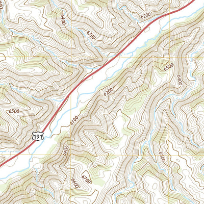 United States Geological Survey Duchesne SW, UT (2020, 24000-Scale) digital map