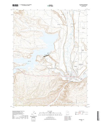 United States Geological Survey Duchesne, UT (2020, 24000-Scale) digital map