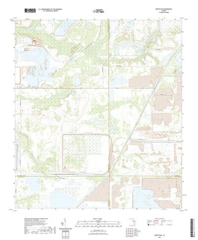 United States Geological Survey Duette NE, FL (2021, 24000-Scale) digital map