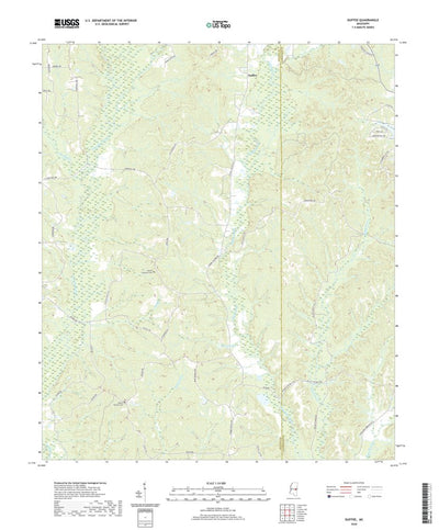 United States Geological Survey Duffee, MS (2020, 24000-Scale) digital map