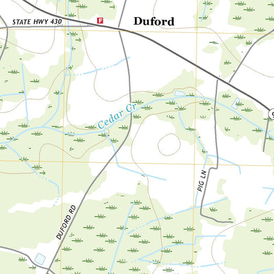 United States Geological Survey Duford, SC (2020, 24000-Scale) digital map