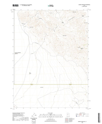 United States Geological Survey Dugway Range NW, UT (2020, 24000-Scale) digital map