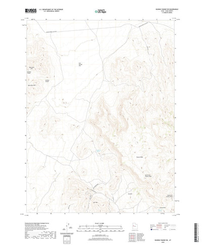 United States Geological Survey Dugway Range SW, UT (2020, 24000-Scale) digital map