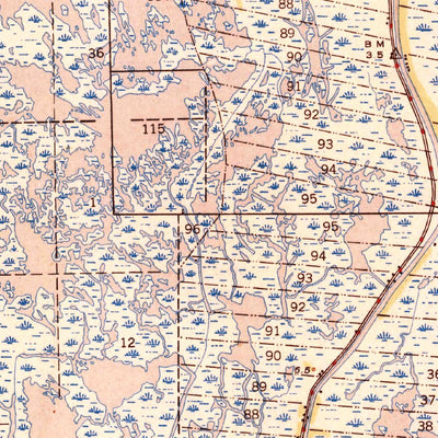 United States Geological Survey Dulac, LA (1944, 62500-Scale) digital map