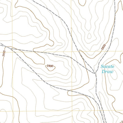 United States Geological Survey Dulce Draw, NM (2020, 24000-Scale) digital map