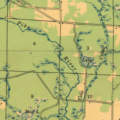 United States Geological Survey Dunbar, WI (1947, 48000-Scale) digital map