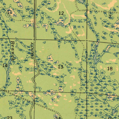 United States Geological Survey Dunbar, WI (1947, 48000-Scale) digital map