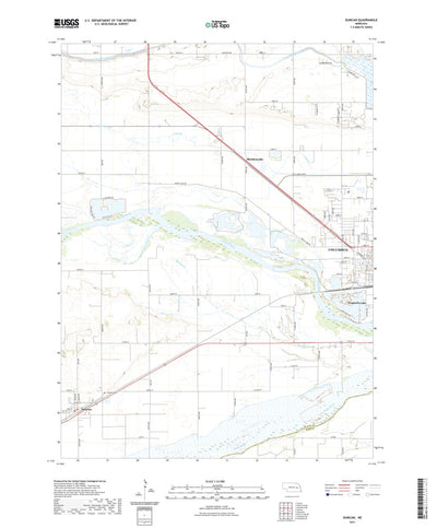 United States Geological Survey Duncan, NE (2021, 24000-Scale) digital map