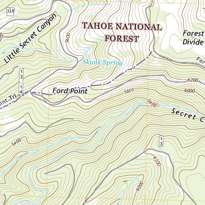 United States Geological Survey Duncan Peak, CA (2022, 24000-Scale) digital map